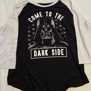 Star Wars Black and White Logo Tee
